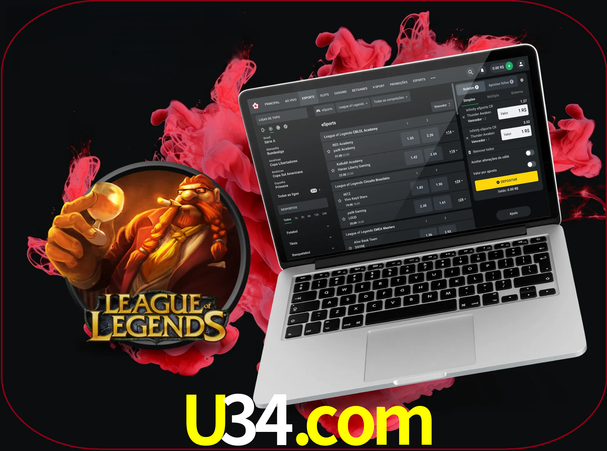Se é um fã deste jogo, muitos torneios fantásticos que o vão surpreender estão disponíveis no u34.